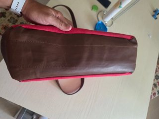 Borsa porta PC HP rossa e marrone