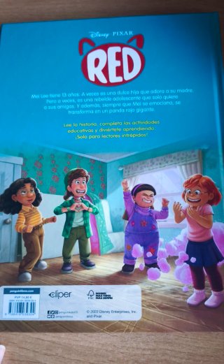 El libro de la película Disney Pixar RED