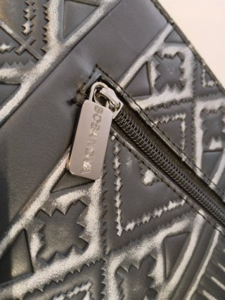 Bolso Bosanova Negro y Plateado