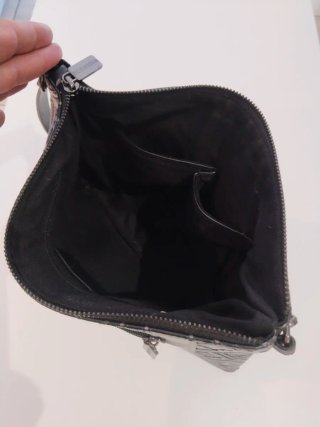 Bolso Bosanova Negro y Plateado