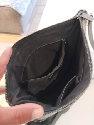 Bolso Bosanova Negro y Plateado