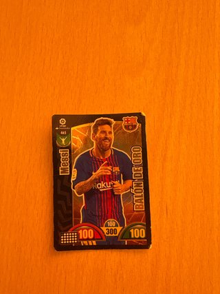 Messi Balón de Oro - Cromos Panini