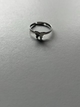 6 Anillos Plateados Ajustables