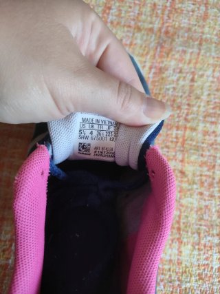 Zapatillas Adidas Azul y Rosa