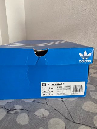 adidas Superstar II JI0079 T44 NUEVAS
