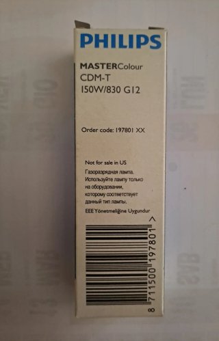 Philips MASTER CDM-T 150W/830 Lampadina