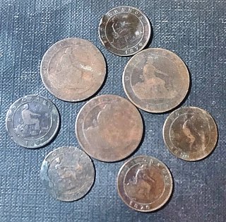Monedas España 1870