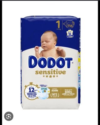 Pañales Dodot Sensitive Talla 1 (2-5 kg) 145 uds