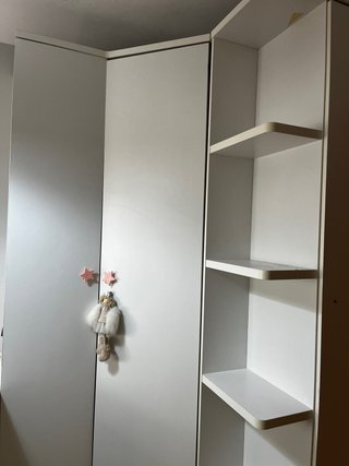 Armario Esquinero Blanco
