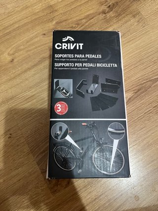 Soporte Crivit para pedales de bicicleta