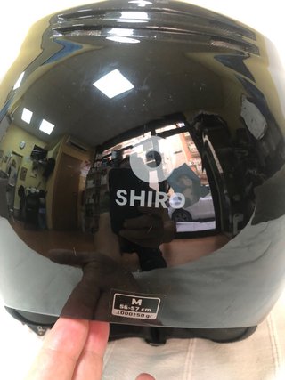 Casco Moto Shiro SH-62 Jet Negro