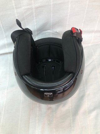 Casco Moto Shiro SH-62 Jet Negro