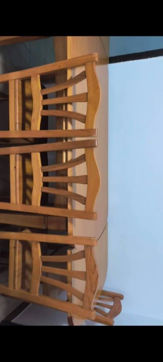 Mesa de comedor extensible madera Con 6 siess
