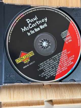 Paul McCartney Charlotte USA 1993 CD