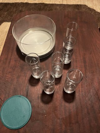 Cubitera Belvedere con 6 vasos chupito