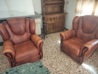 Muebles salón rústico castellano