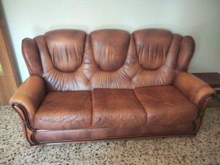 Muebles salón rústico castellano