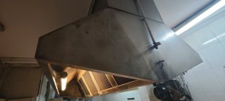 Campana extractora de cocina industrial