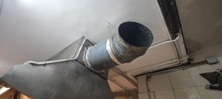 Campana extractora de cocina industrial