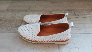 Zapatos beige/blanco talla 37