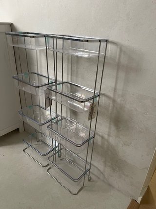 2 Estanterías de baño  4  niveles