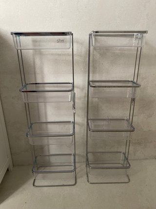 2 Estanterías de baño  4  niveles