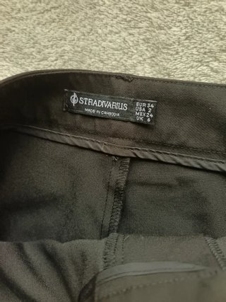 Pantalones de vestir negros mujer