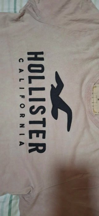 Camiseta Hollister Rosa Talla M
