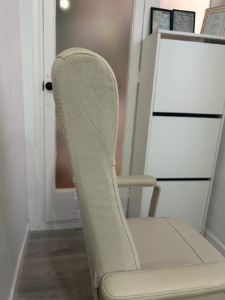 Silla de oficina beige
