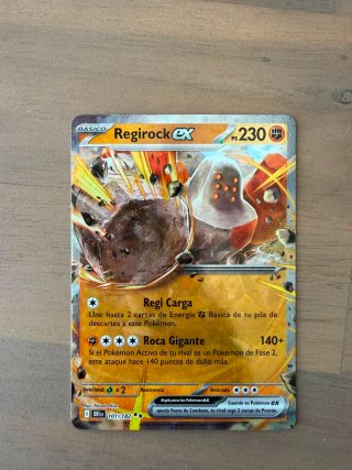 Regirock ex 101/182 Carta Pokémon