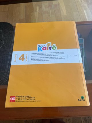 Libro de Religión Católica de 4.º de Primaria, edi