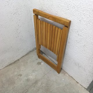 Silla plegable de madera
