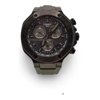 RELOJ TISSOT T141417B ESFERA NEGRA CORREA DE GOMA VERDE