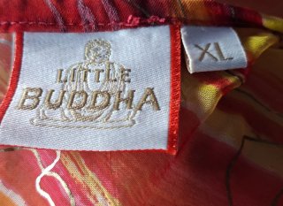 Falda y blusa Little Buddha naranja/rojo