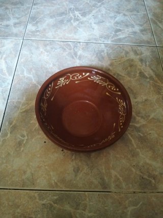 Lebrillo pequeño de barro