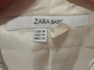 Chaqueta Zara Mujer Talla M Rayas Finas
