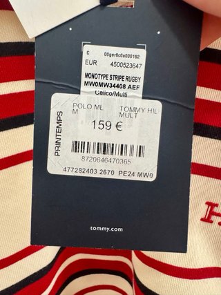 Polo Sudadera Tommy Hilfiger Rayas