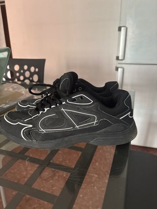Zapatillas Dior B30 Negras y Blancas
