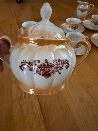 Vajilla juego de Porcelana. Antigüo
