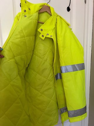 Chaqueta de trabajo fluorescente