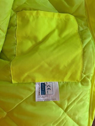 Chaqueta de trabajo fluorescente