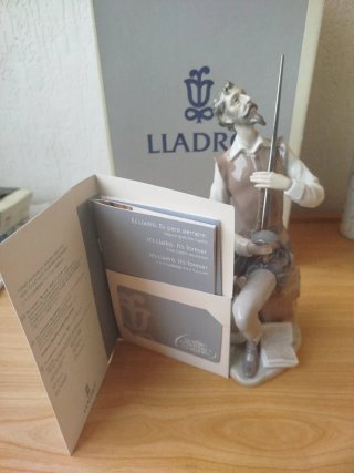Figura Lladró Don Quijote Porcelana
