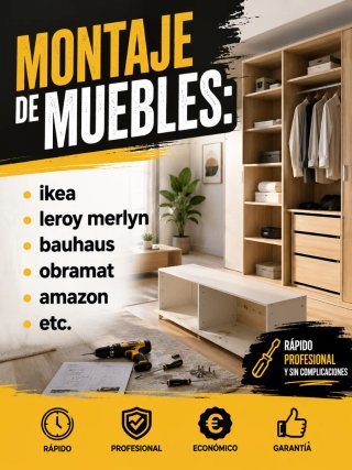 MONTAJE DE MUEBLES