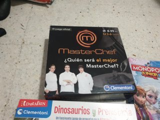 Juegos de Mesa MasterChef, Monopoly Junior, Dinosa