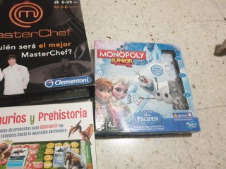 Juegos de Mesa MasterChef, Monopoly Junior, Dinosa