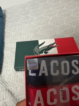 Pack 5 Boxers Lacoste Talla M