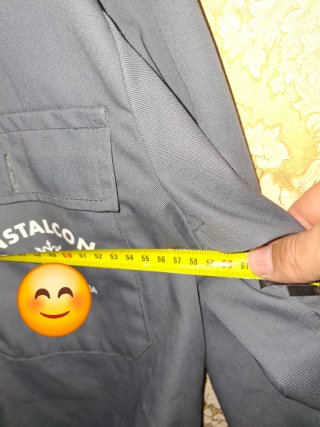 Chaqueta de trabajo gris