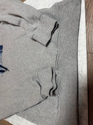 Sudadera The North Face S bordada gris y azul