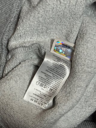 Sudadera The North Face S bordada gris y azul