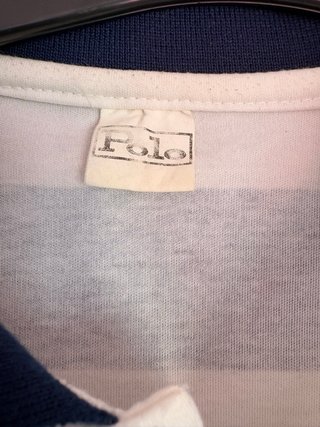 Polo Ralph Lauren Rayas Azul/Blanco XL